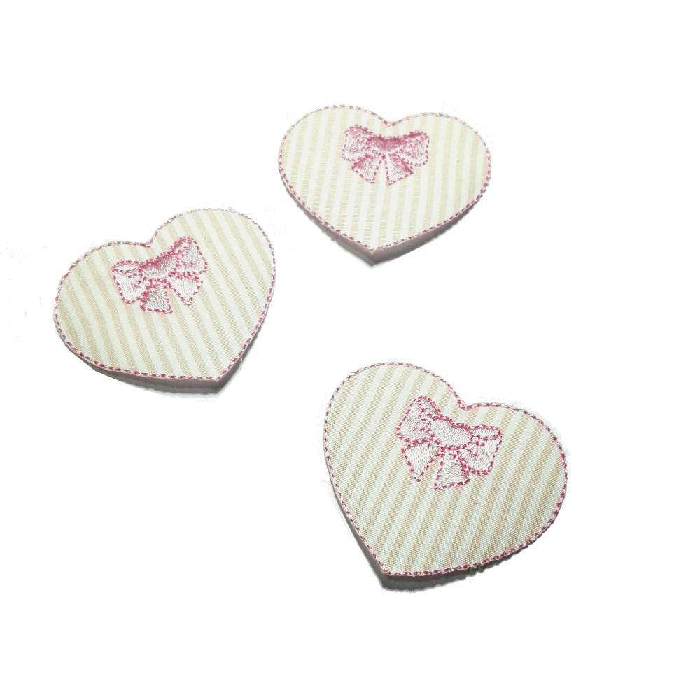 Marbet Iron-On Patch - Pink Heart